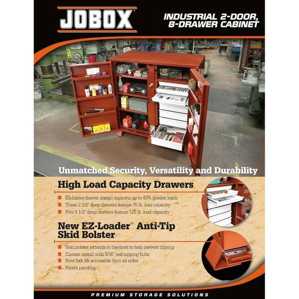 Crescent Jobox 60 in. W x in. 24 in. D x 60 in. H Heavy Duty Steel 