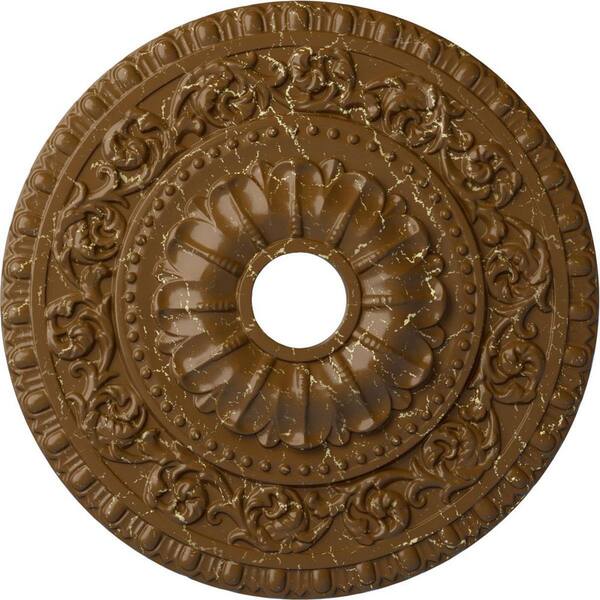 Ekena Millwork 2-1/8 in. x 23-1/2 in. x 23-1/2 in. Polyurethane Vaduz Ceiling Medallion Moulding