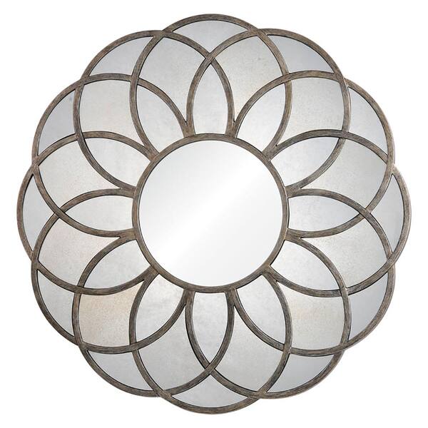 Renwil Flora 40 in. H x 40 in. W Round Mirror