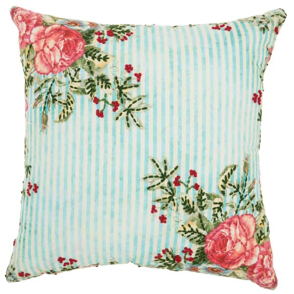 Mina Victory Lifestyles Multicolor 20 in. x 20 in. Throw Pillow