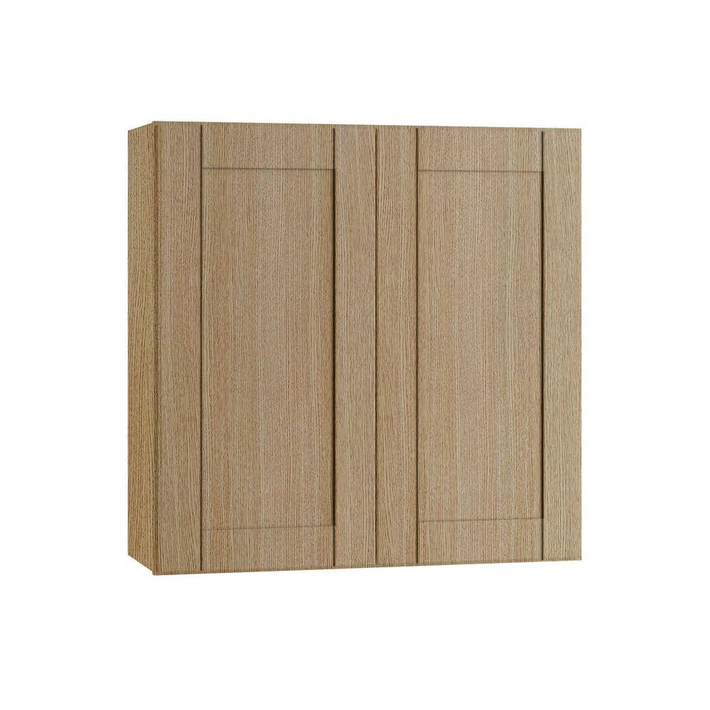 Washington 27 in. W x 12 in. D x 30 in. H Assembled Plywood Wall Kitchen Ca