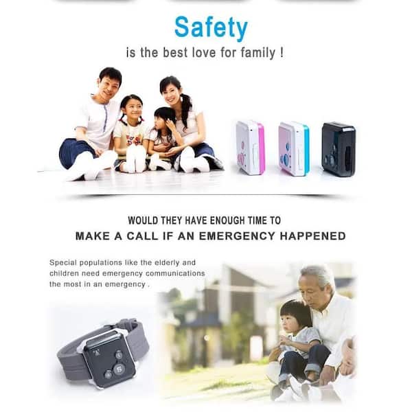 Mini GPS Tracker Personal Child Locator with 7 Days Standby Real Time Tracking and SOS Voice Free App Tracking
