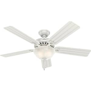 Beachcomber 52 in. Indoor White Ceiling Fan with Light Kit