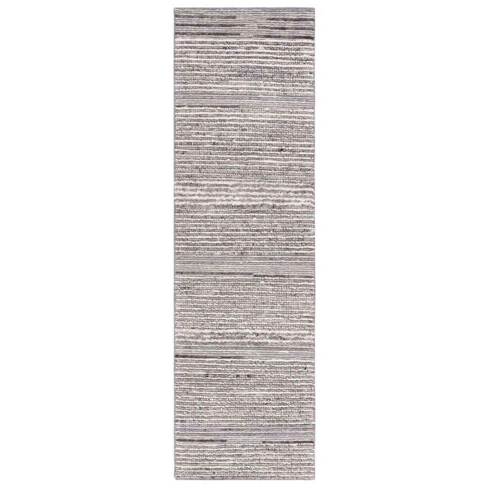 Casablanca 2 ft. x 8 ft. Gray/Ivory Marle Striped Runner Rug price history on PriceWatchPro