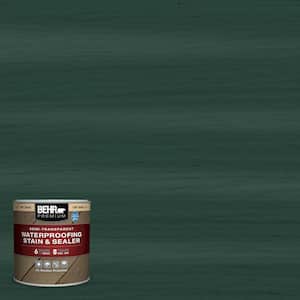 8 oz. #ST-114 Mountain Spruce Semi-Transparent Waterproofing Exterior Wood Stain and Sealer Sample
