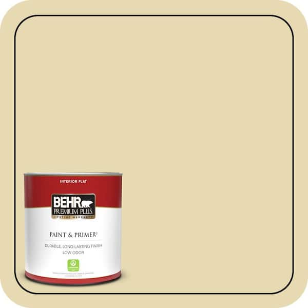 BEHR PREMIUM PLUS 1 qt. #390E-3 Rainforest Dew Flat Low Odor Interior Paint & Primer