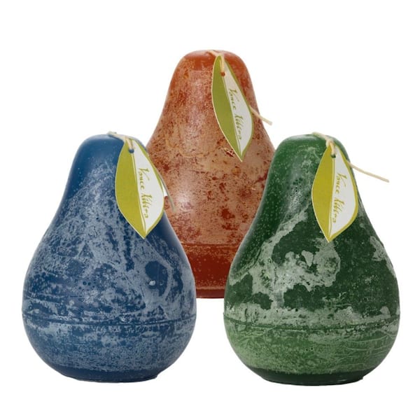 Vance Kitira 4.5" Dark Side Timber Pear Candles (Set of 3) CT400DKKIT