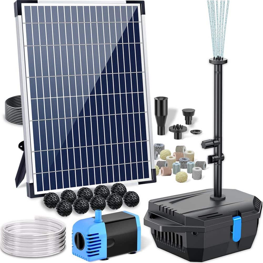 Solar Powered Pond Filter