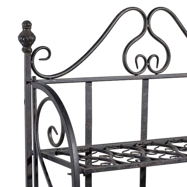 Short Wrought Iron Wall Rack - Schools for Chiapas