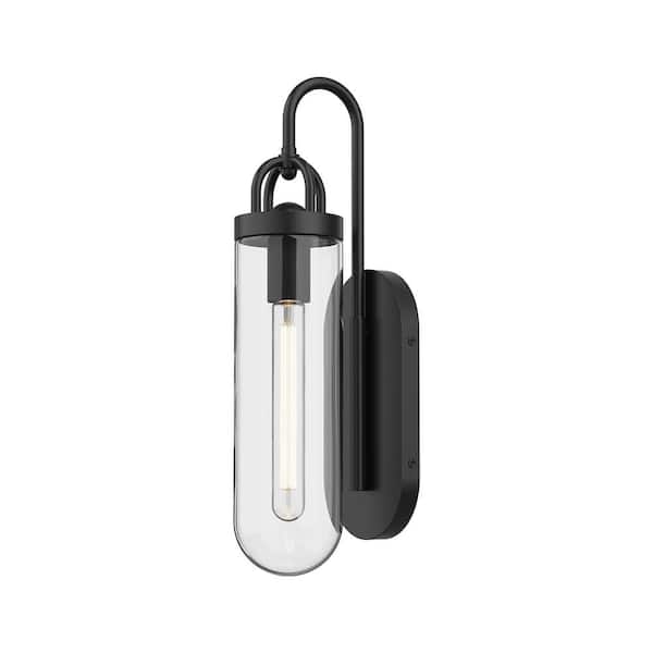 Lancaster 5-in 1 Light 60-Watt Matte Black Vanity Light