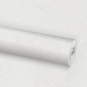 White Contact Paper Peel and Stick Wallpaper Silk Self Adhesive Wallpaper Vinyl Wallpaper(2-Roll 15.75 in. x 118.11 in.)