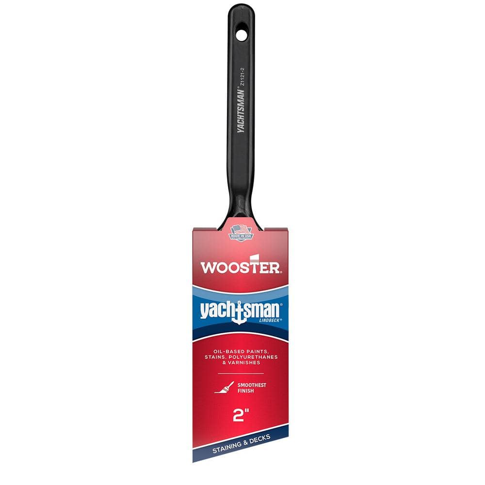 Wooster 2 in. Yachtsman White China Bristle Angle Sash Brush