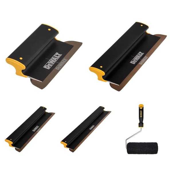 10 in., 16 in., 24 in., 32 in. Skimming Blades with Aluminum Housing and 9 in. Mud Roller Sleeve with Frame Combo