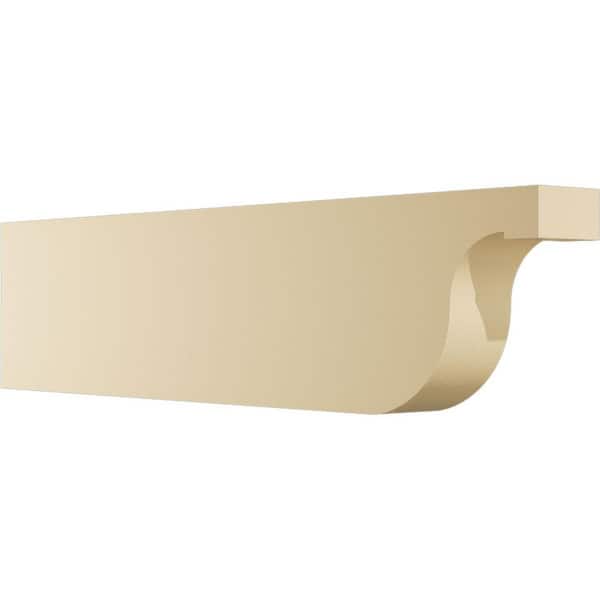 4 in. W x 10 in. H x 42 in. L Standard Del Monte Signature Urethane Outlooker Rafter Tail, Primed Tan