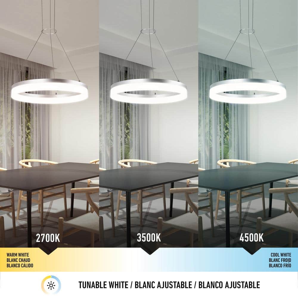 Optical Silver Crystal LED Drum Pendant Light, Contemporary Design