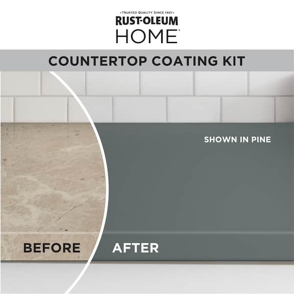 1 qt. Pine Satin Interior Countertop Paint Kit