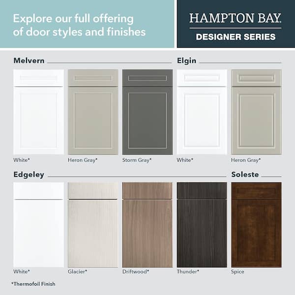 Hampton Bay Designer Series Elgin Assembled 36x34.5x23.75 in Hampton Bay Designer Series Elgin Assembled 36x34.5x23.75 in