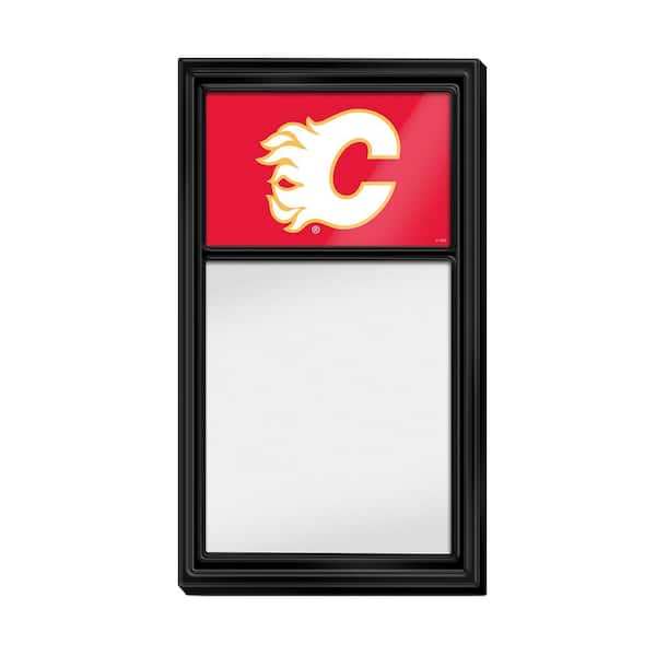 The Fan-Brand 31.0 in. x 17.5 in. Calgary Flames Plastic Dry Erase