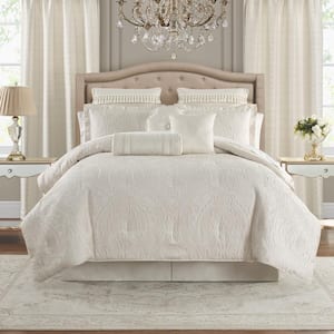 Aragon 6-Piece Ivory King Comforter Set