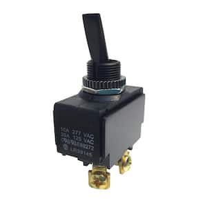 Plastic Toggle Switch SPST O/F 20 Amp 125-Volt (Case of 5)