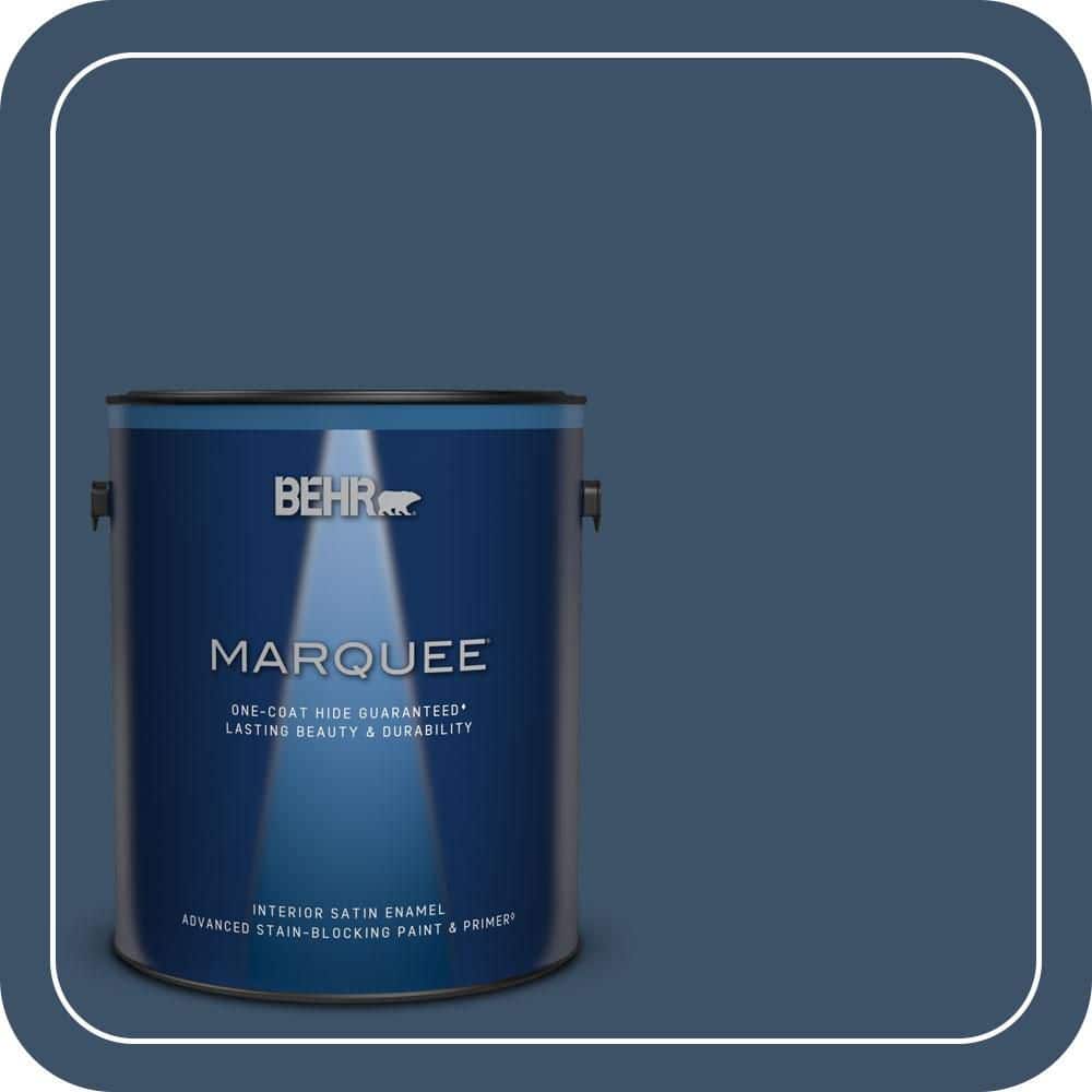 1 gal. Home Decorators Collection #HDC-SM14-7 Midnight Mosaic Satin Enamel Interior Paint & Primer price history on PriceWatchPro
