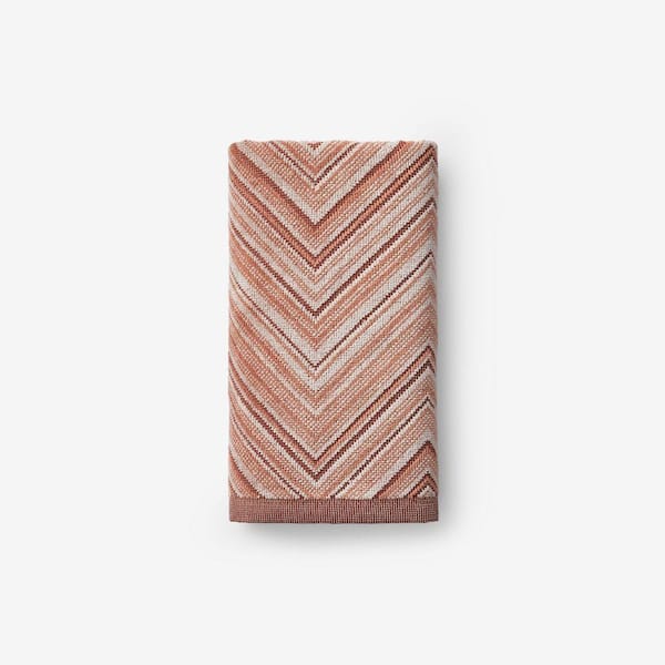 Legends Hotel Chevron Caramel Cotton Single Hand Towel