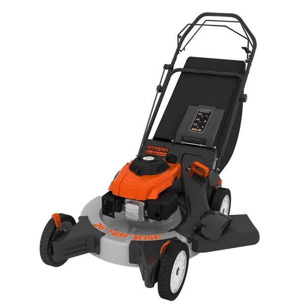 Beast 26 in. 208cc Walk Behind Mower w/Electric Start, Self Propelled, Spin-On Oil Filter, Variable Speed w/Blade Brake Clutch