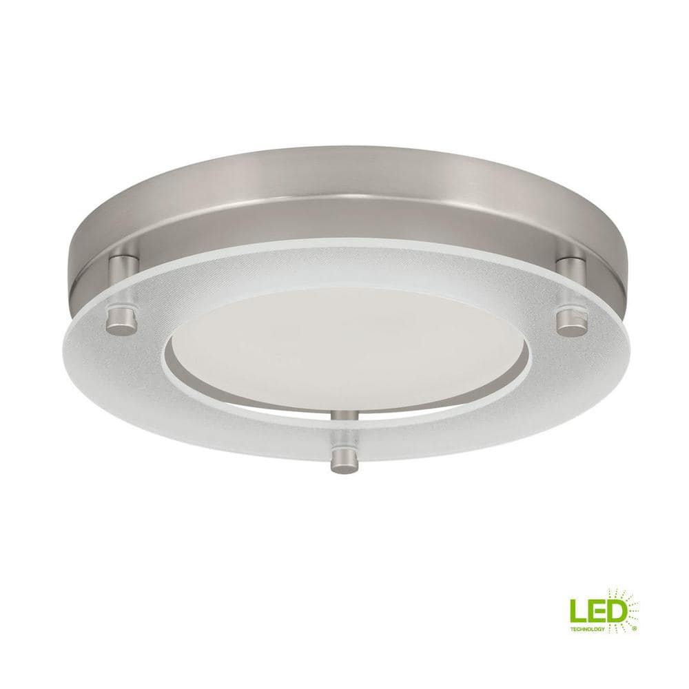 Brushed Nickel 16.4W LED Flush Mount Light