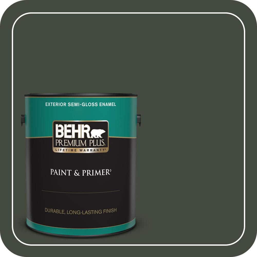 1 gal. #BXC-12 Deep Forest Semi-Gloss Enamel Exterior Paint & Primer price history on PriceWatchPro