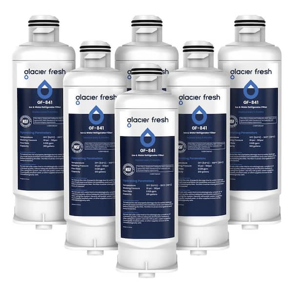 DA97-17376B Refrigerator Water Filter Replacement for Samsung HAF-QIN/EXP, DA97-08006C, RF23M8070SG (6 Pack)