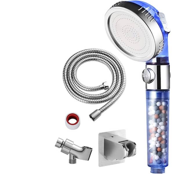 Unbranded Roxy 4-Spray Wall Mount Handheld Shower Head 1.5 GPM in Chrome 16GS-36507