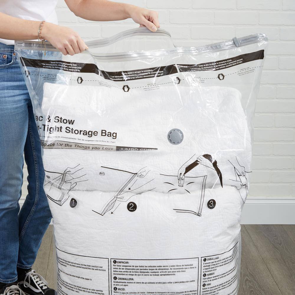Airtight Jumbo Vacuum Storage Bags for Bedding and Clothes
