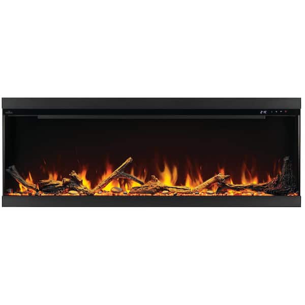 Astound 62 in. FlexMount, Wall Mount Electric Fireplace in Black