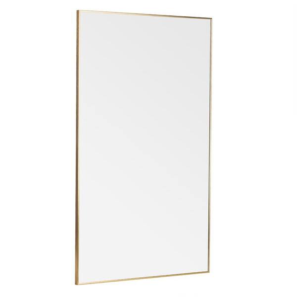Jl Creation 71in X 31 5in Modern Gold, Leaning Floor Mirror Gold