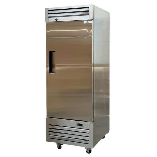27.5 in. W 23 cu. Ft. Auto / Cycle Defrost Commercial Reach-in Upright Freezer in Stainless Steel