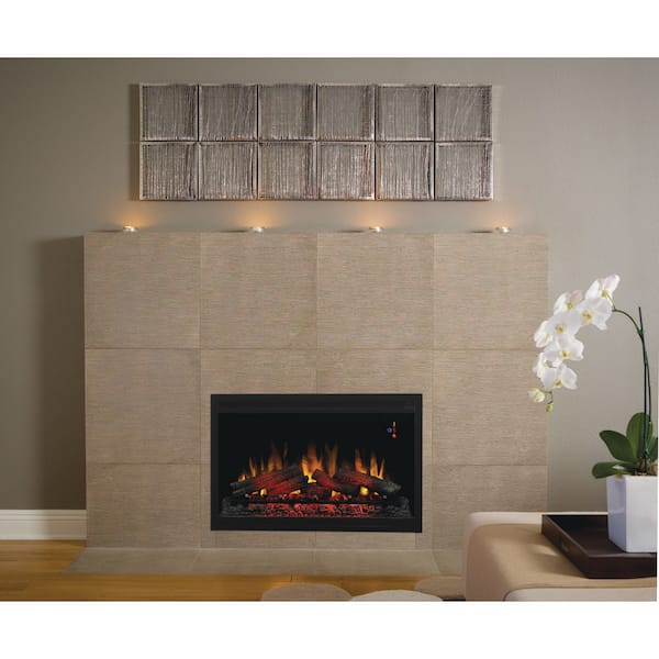 36 in. Traditional Built-in Electric Fireplace Insert
