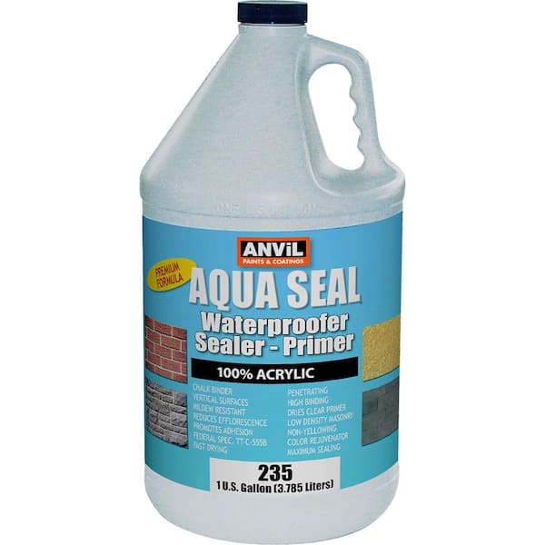 1 gal. AquaSeal Waterproofer Bonding Primer Interior/Exterior Acrylic Clear