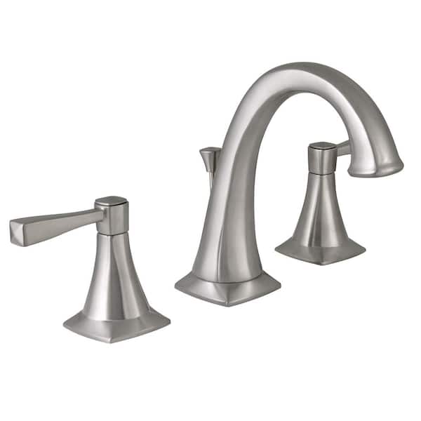 Design House Perth 8 in. Widespread 2-Handle Bathroom Faucet in Satin Nickel