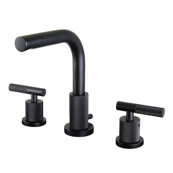 Convergent 8 to 16 Widespread 2-Handle Bathroom Faucet in Matte Black