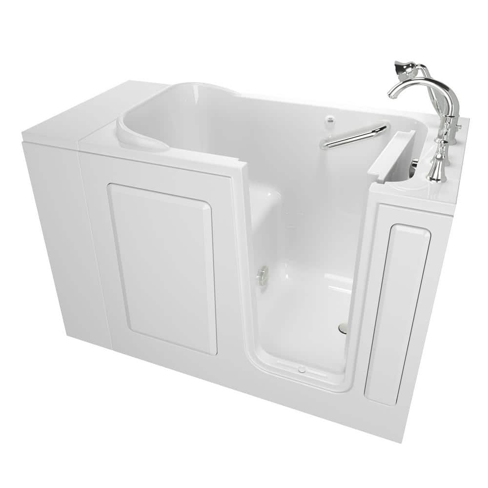 Exclusive Series 48 in. x 28 in. Right Hand Walk-In Soaking Bathtub with Qu