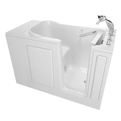 Exclusive Series 48 in. x 28 in. Right Hand Walk-In Soaking Tub with Quick Drain in White