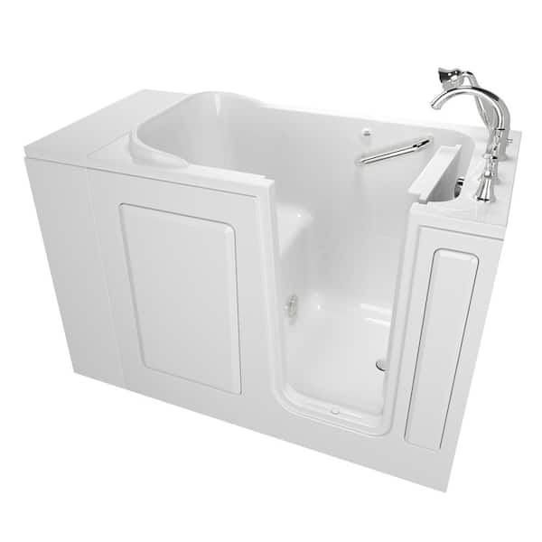 American Standard Exclusive Series 48 in. x 28 in. Right Hand Walk-In Soaking Bathtub with Quick Drain in White