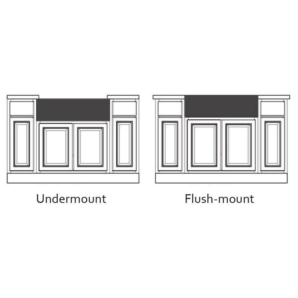 Ruvati 33" White Fireclay Reversible Farmhouse Kitchen Sink