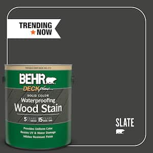 1 Gal. #SC-102 Slate Solid Color Waterproofing Exterior Wood Stain