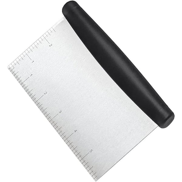 Stainless Steel Bench Scraper and Chopper Kitchen Tool for Pizza Bread ...