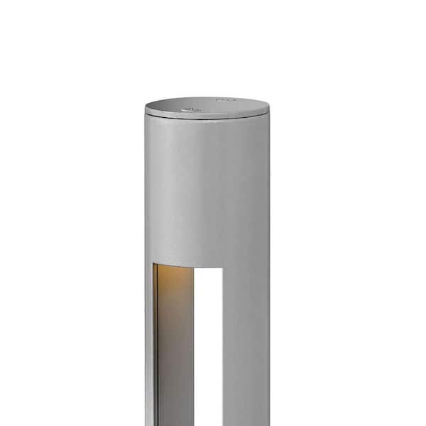 HINKLEY - Atlantis Hardwired Titanium Gray Bollard Light
