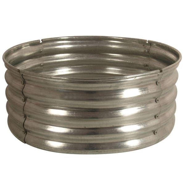 Round Galvanized Steel Fire Pit Ring, How Much Is A Fire Pit Ring