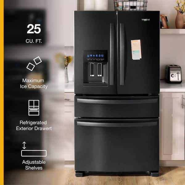 Whirlpool 36 in. 24.5 cu. ft. Wide French Door Bottom Mount