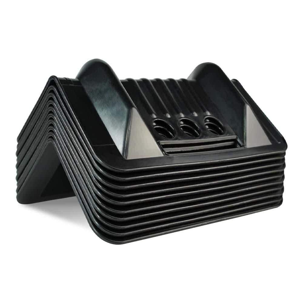 Black Edge Protectors Flatbed Corner Tie Down Protectors 9.5 x 6.2 Polyethylene Protects Cargo Edges Wear Tear 10-Piece price history on PriceWatchPro