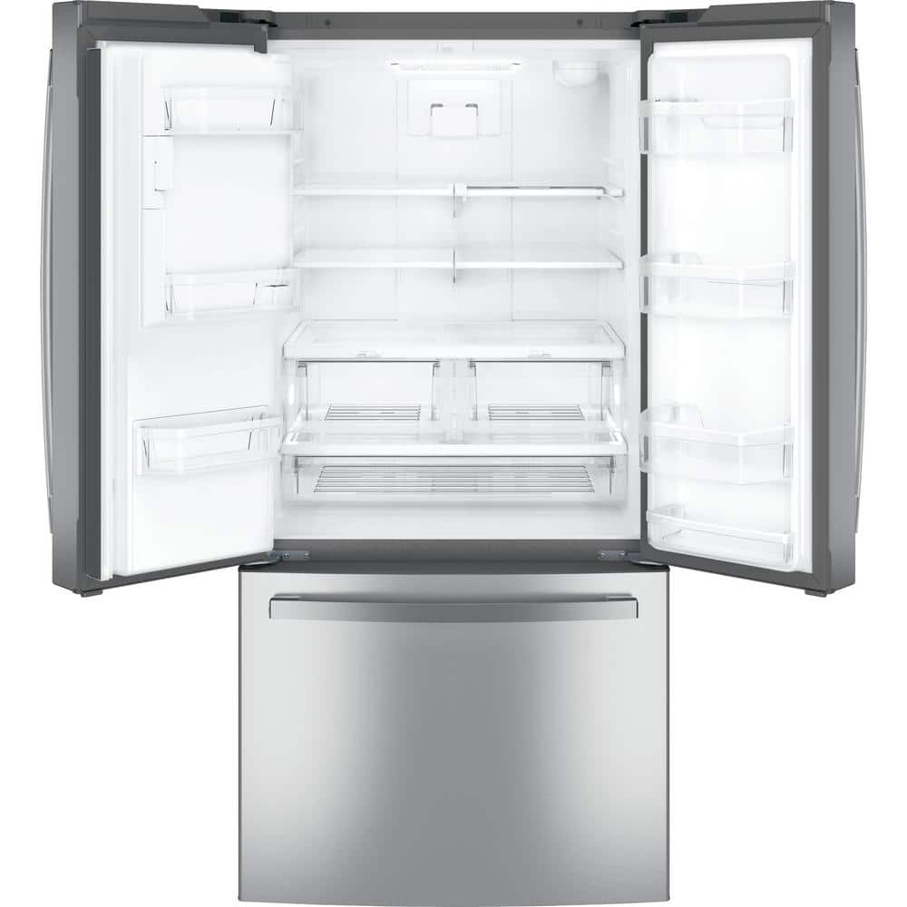 Stainless Steel 33" French Door Refrigerator with Ice Maker